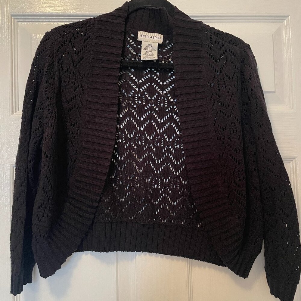 Woman's cropped cardigan